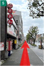 東京ノーストクリニック鹿児島院 徒歩